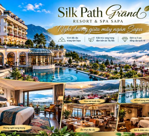 COMBO 3N2Đ SILK PATH GRAND RESORT & SPA SAPA