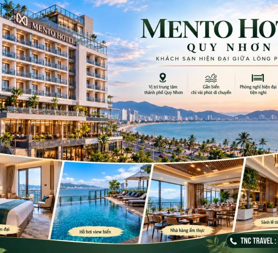 COMBO 4N3Đ MENTO HOTEL QUY NHƠN  3*